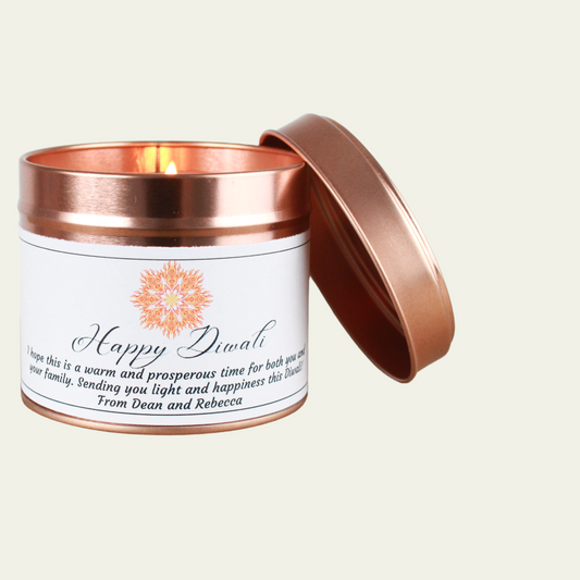 Happy Diwali Celebration Candle Gift - Hideaway Home Fragrances