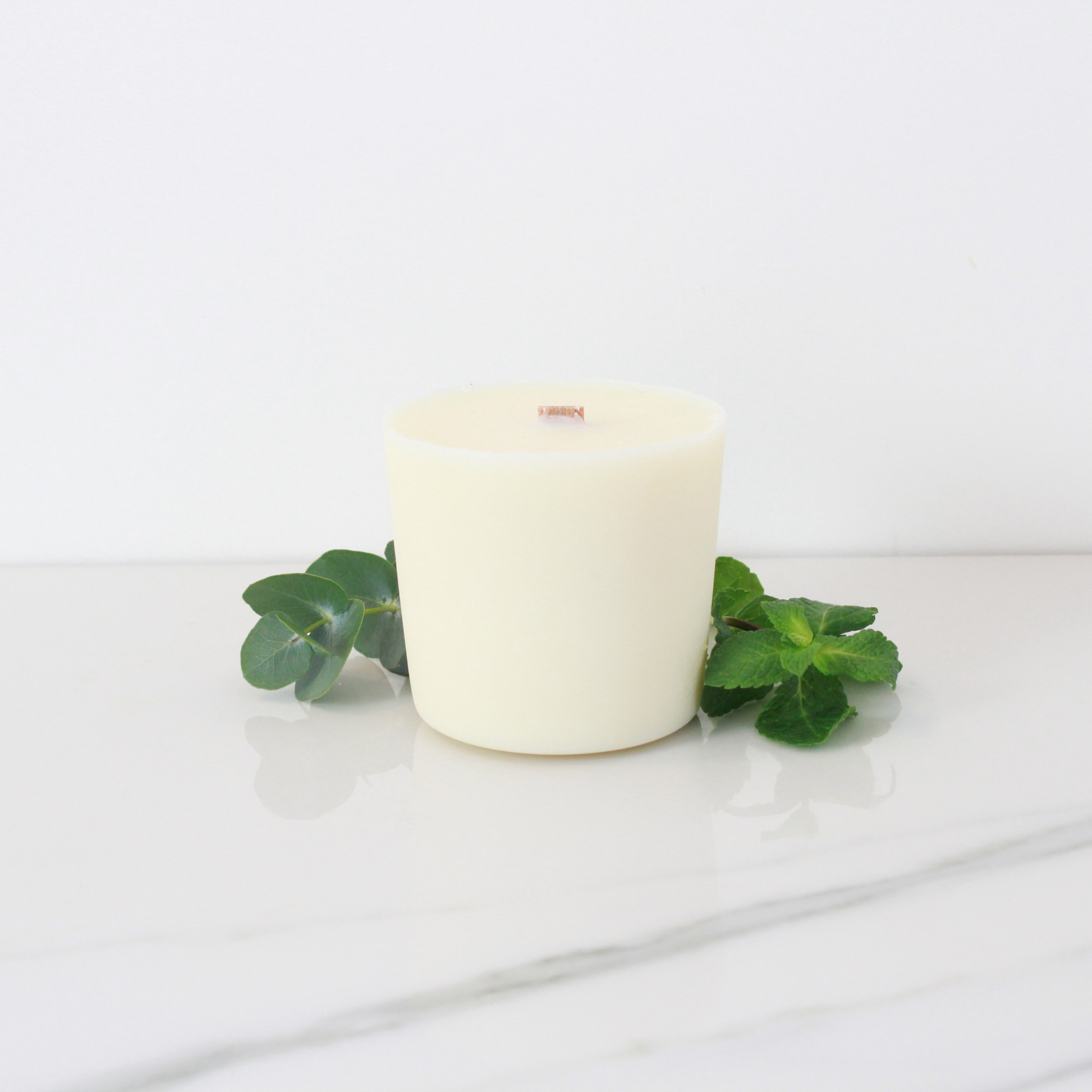 Happy Candle Refill to energise, clear, and refresh your space - Hideaway Home Fragrances