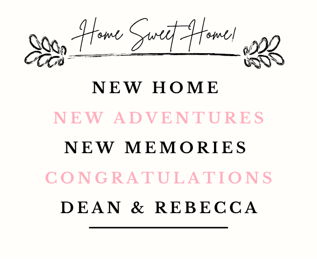 Luxury personalized new homeowner milestone gift set with a sentimental moving-in celebration candle and reed diffuser, elegantly boxed by Hideaway Home Fragrances.