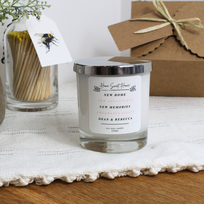 Elegant housewarming candle gift to celebrate new memories and adventures – Hideaway Home Fragrances