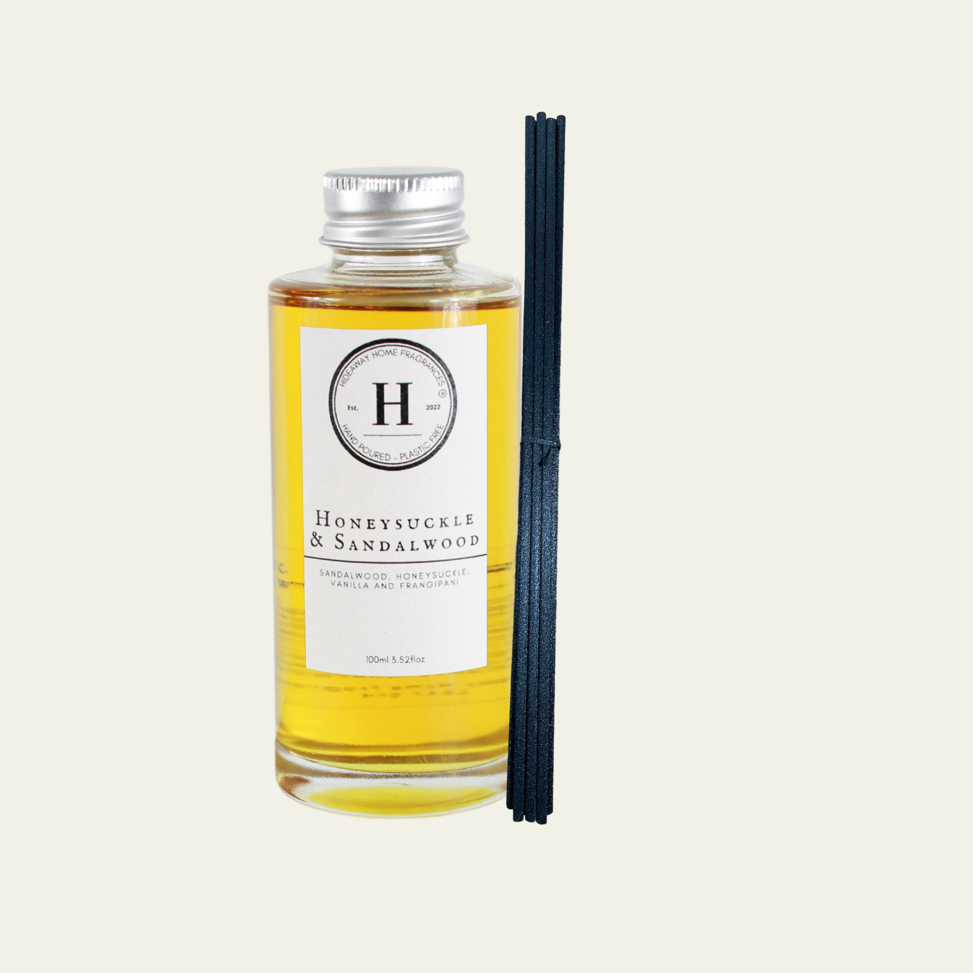 Honey Suckle & Sandalwood Diffuser Refill - Hideaway Home Fragrances