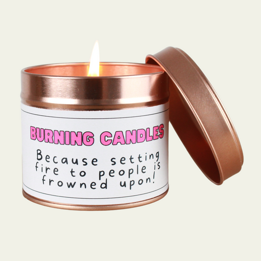 Humorous Birthday Gift The Reason I Burn Candles - Hideaway Home Fragrances