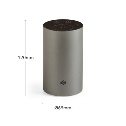 Mini size, mighty scent: The Rove Aroma Diffuser is a portable, waterless atomiser for on-the-go wellness. - Hideaway Home Fragrances