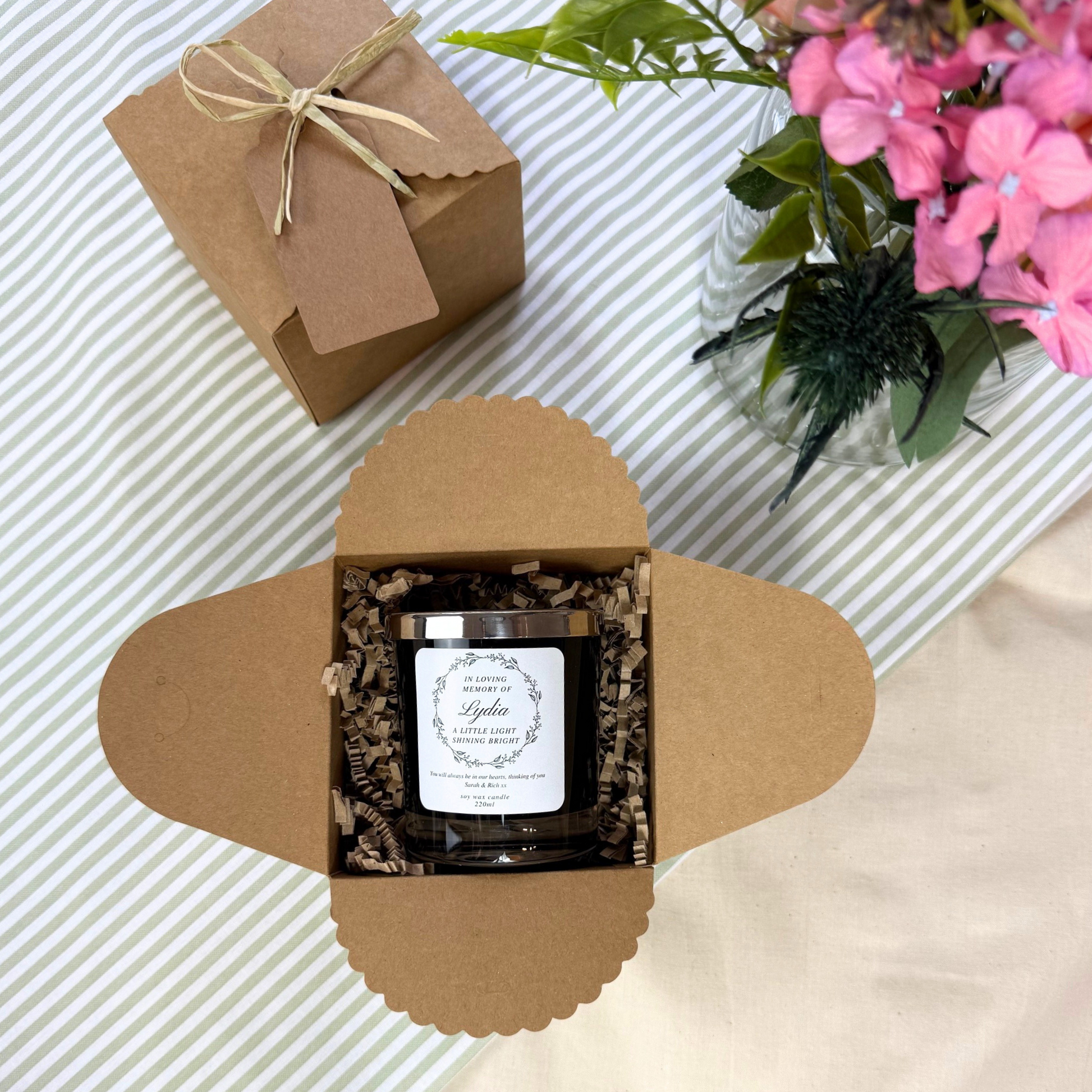 Sympathy candle gift to keep the light of a loved one close to heart – Hideaway Home Fragrances