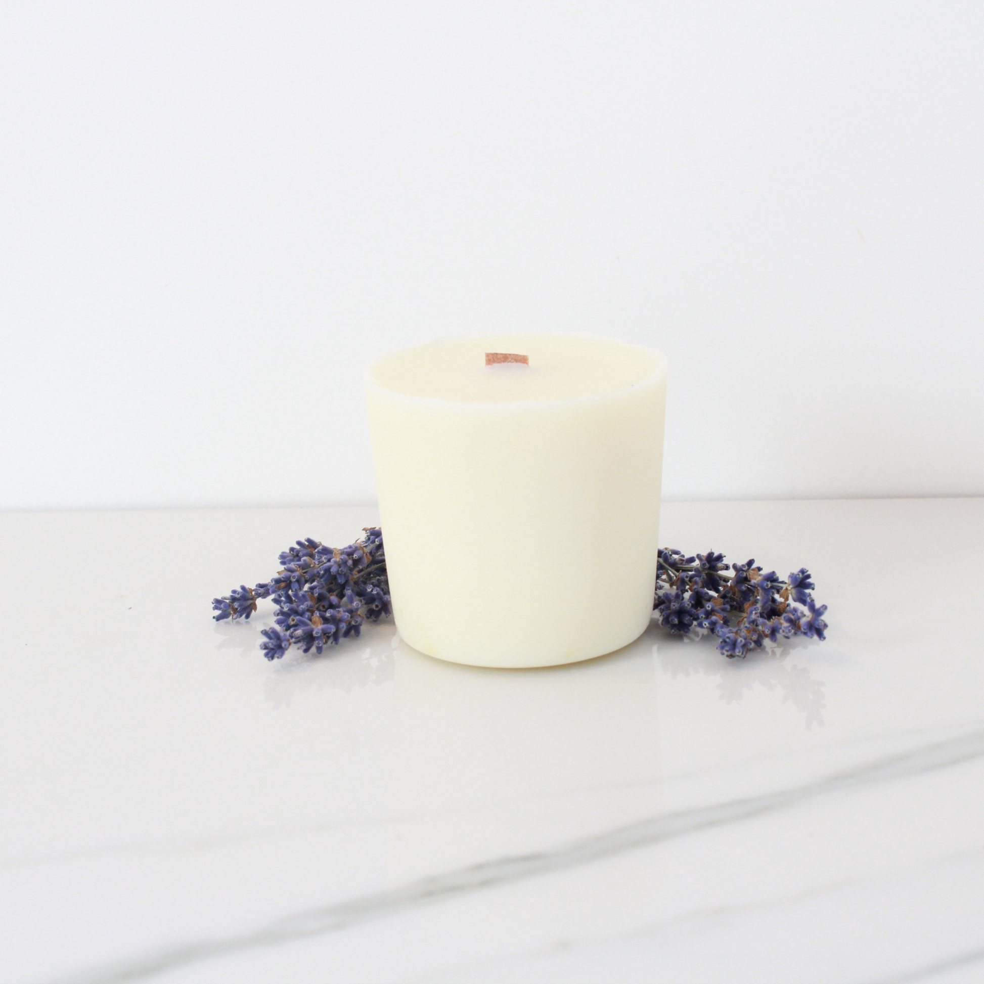 Lavender Candle Refill to soothe your senses and drift into relaxation - Hideaway Home Fragrances