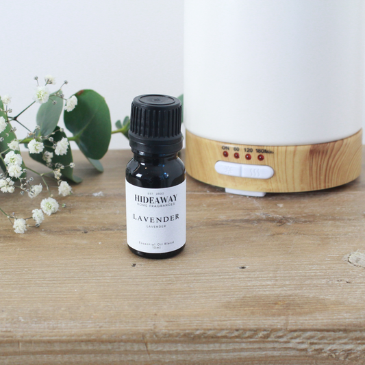 Lavender Essential Oil Blend 10ml to soothe your senses and promote relaxation - Hideaway Home Fragrances