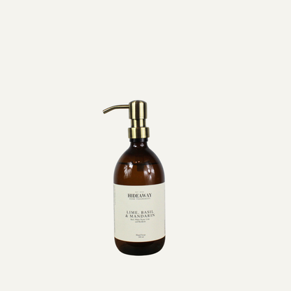 Invigorating hand and body wash with fresh citrus and herbaceous notes