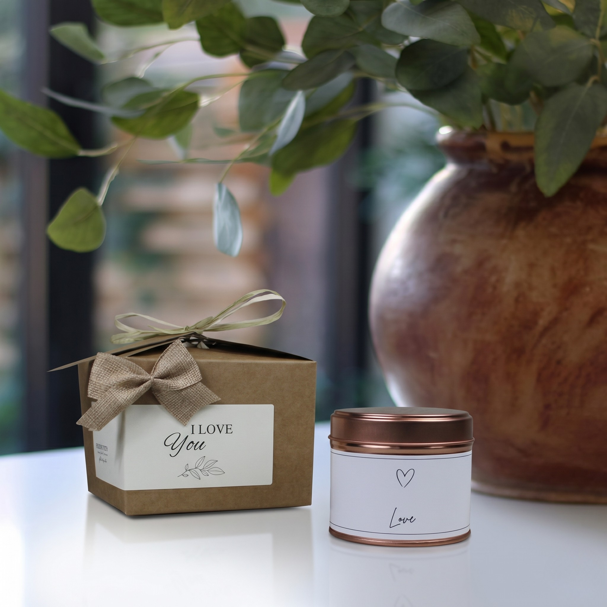 Custom love always wedding anniversary candle gift with personalized date design - Hideaway Home Fragrances
