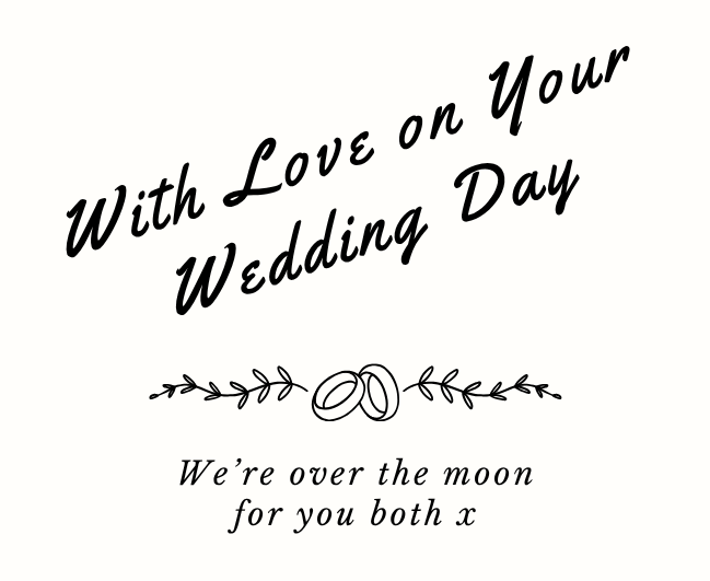 Elegant personalised wedding gift hamper for the happy couple with a luxury fragrance candle and room diffuser – Hideaway Home Fragrances