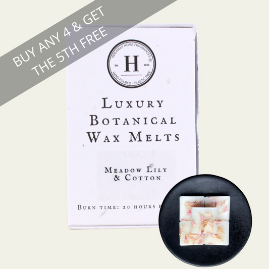 Meadow Lily & Cotton Soy Wax Melts - Hideaway Home Fragrances