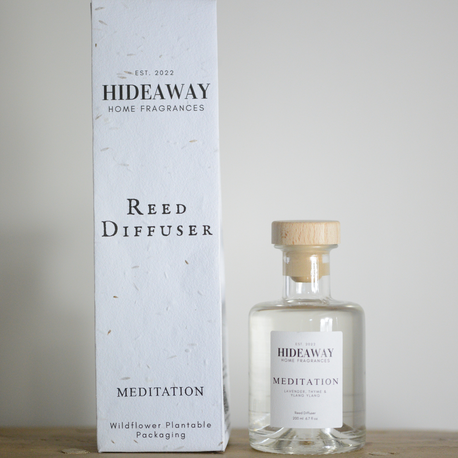 Reed Diffuser for a peaceful, calming atmosphere to elevate your mood - Hideaway Home Fragrances