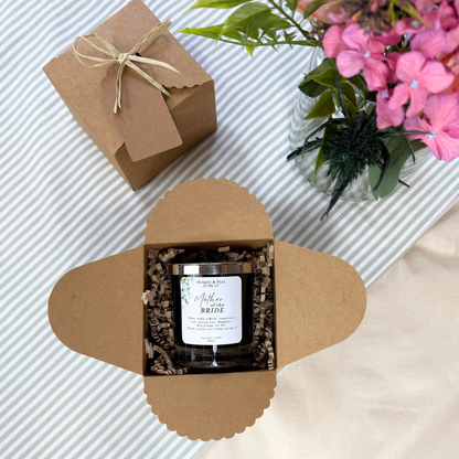Heartfelt Personalised Candle for Mother of the Bride on Wedding Day – Hideaway Home Fragrances