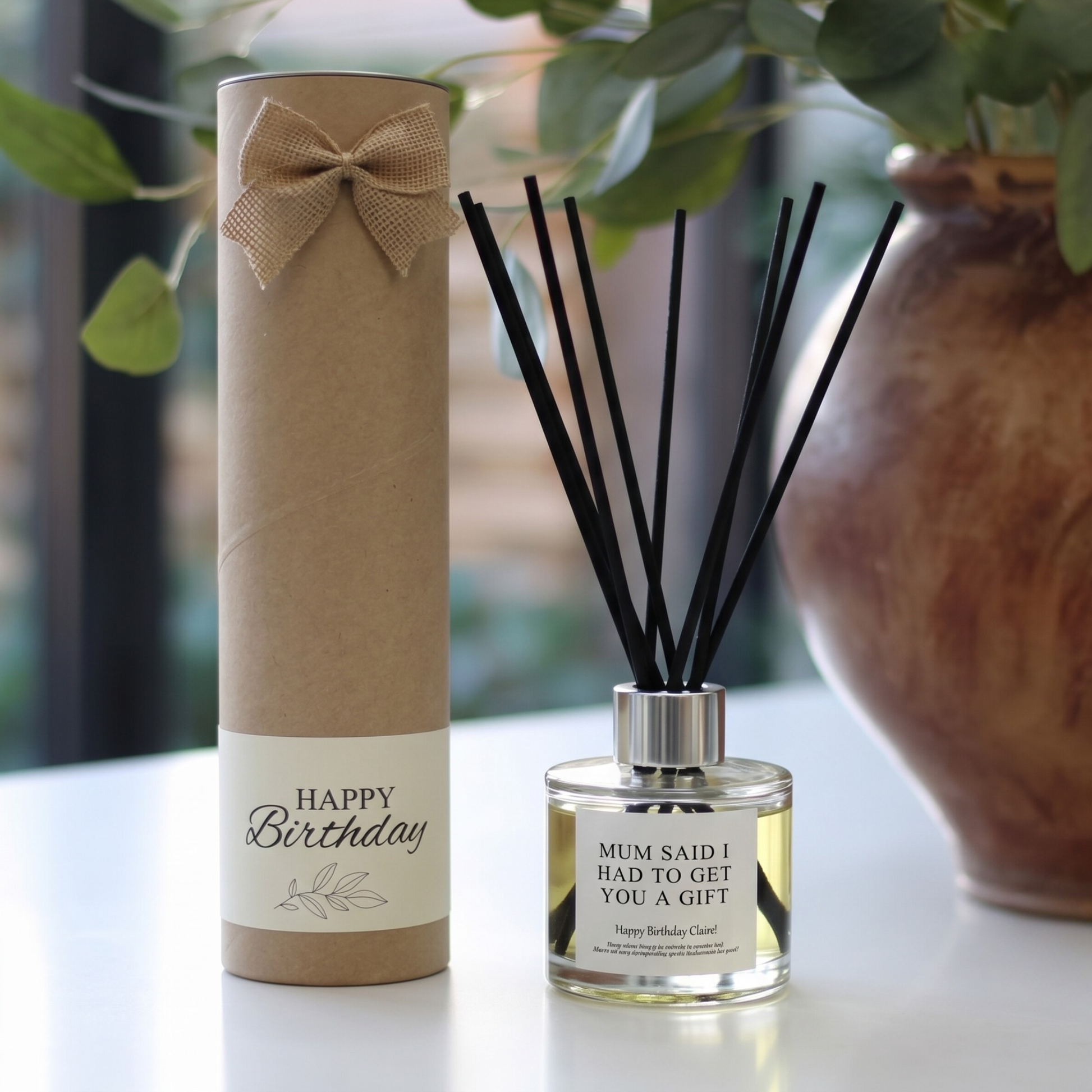 Funny mum said I had to candle and reed diffuser keepsake gift set ready to give - Hideaway Home Fragrances