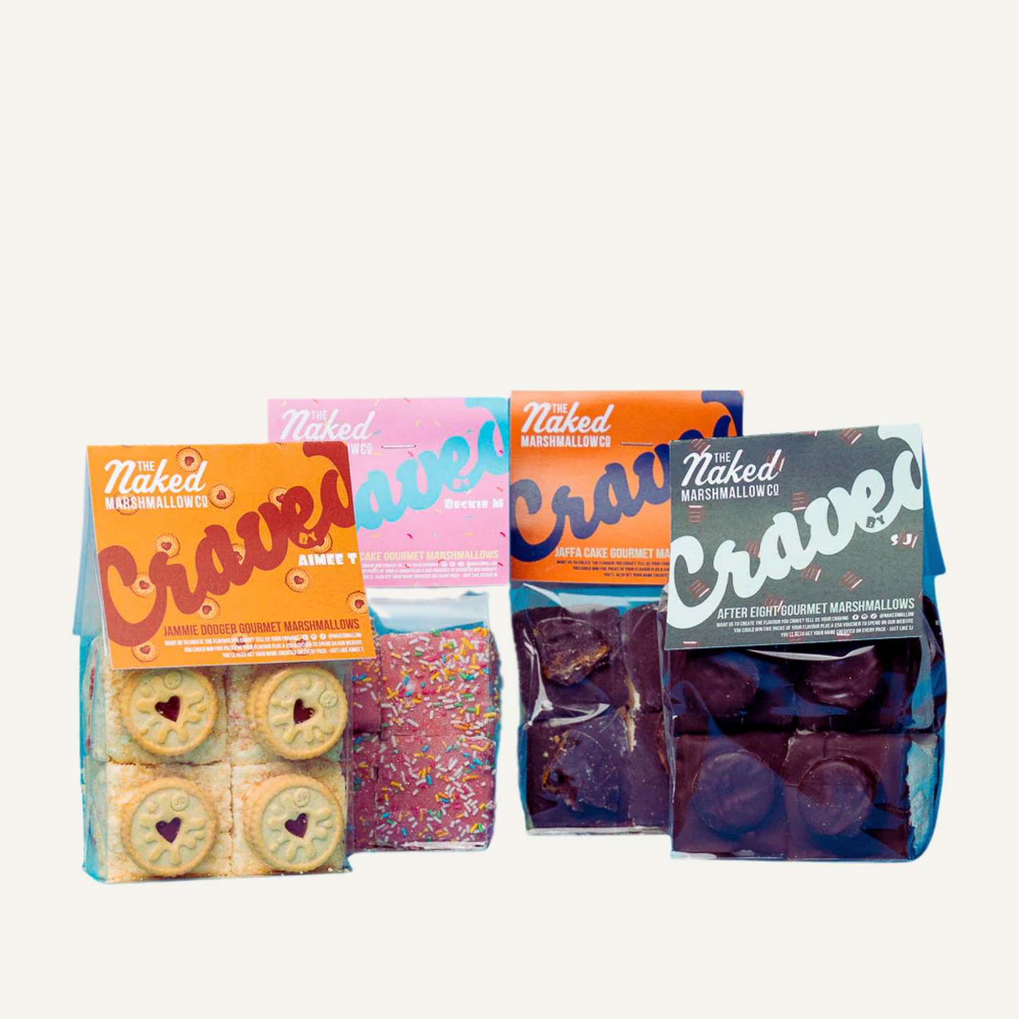 Naked Crave gourmet marshmallow, luxuriously fluffy artisan confection crafted for indulgent treats