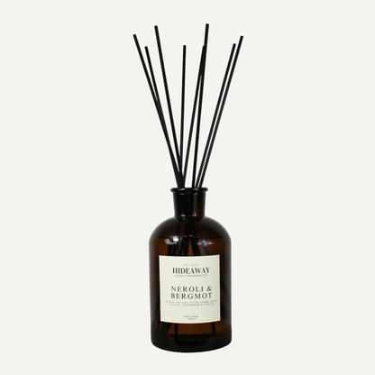 Grand scale citrus floral reed diffuser 1000ml, uplifting neroli bergamot aroma for light filled homes