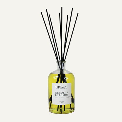 Statement 1000ml reed diffuser with mandarin neroli and incense, long lasting fragrance for grand rooms