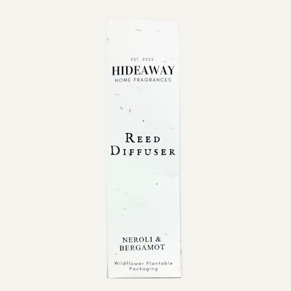 Elegant reed diffuser blend with neroli, petitgrain, and vetiver – Hideaway Home Fragrances