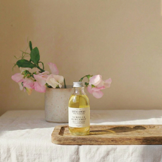 Neroli & Bergamot reed diffuser refill 150ml, fresh citrus and floral home fragrance