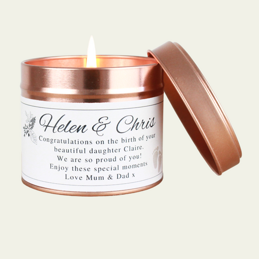 New Baby Gift for Mum Candle - Hideaway Home Fragrances