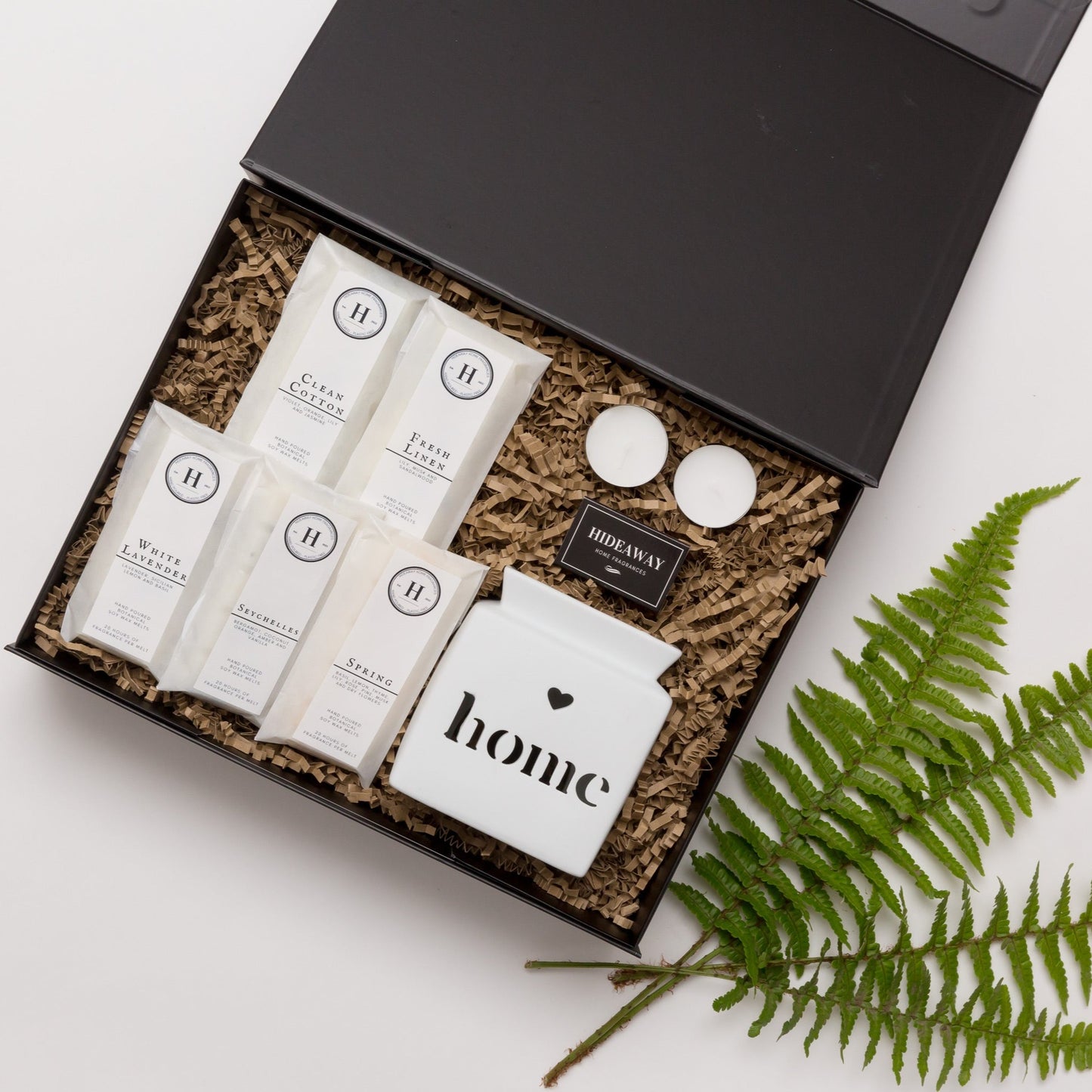 New Home Wax Melt Sustainable Luxury Gift Box - Hideaway Home Fragrances