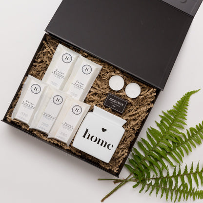 New Home Wax Melt Sustainable Luxury Gift Box - Hideaway Home Fragrances