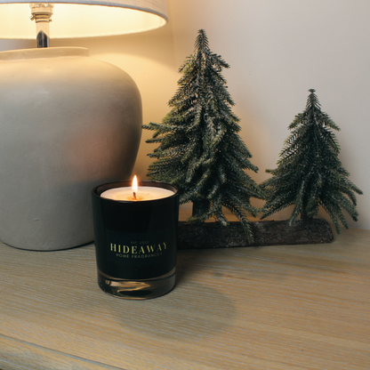 Nordic Spruce Christmas Candle with Fresh Pine and Citrus Notes – Hideaway Home Fragrances
