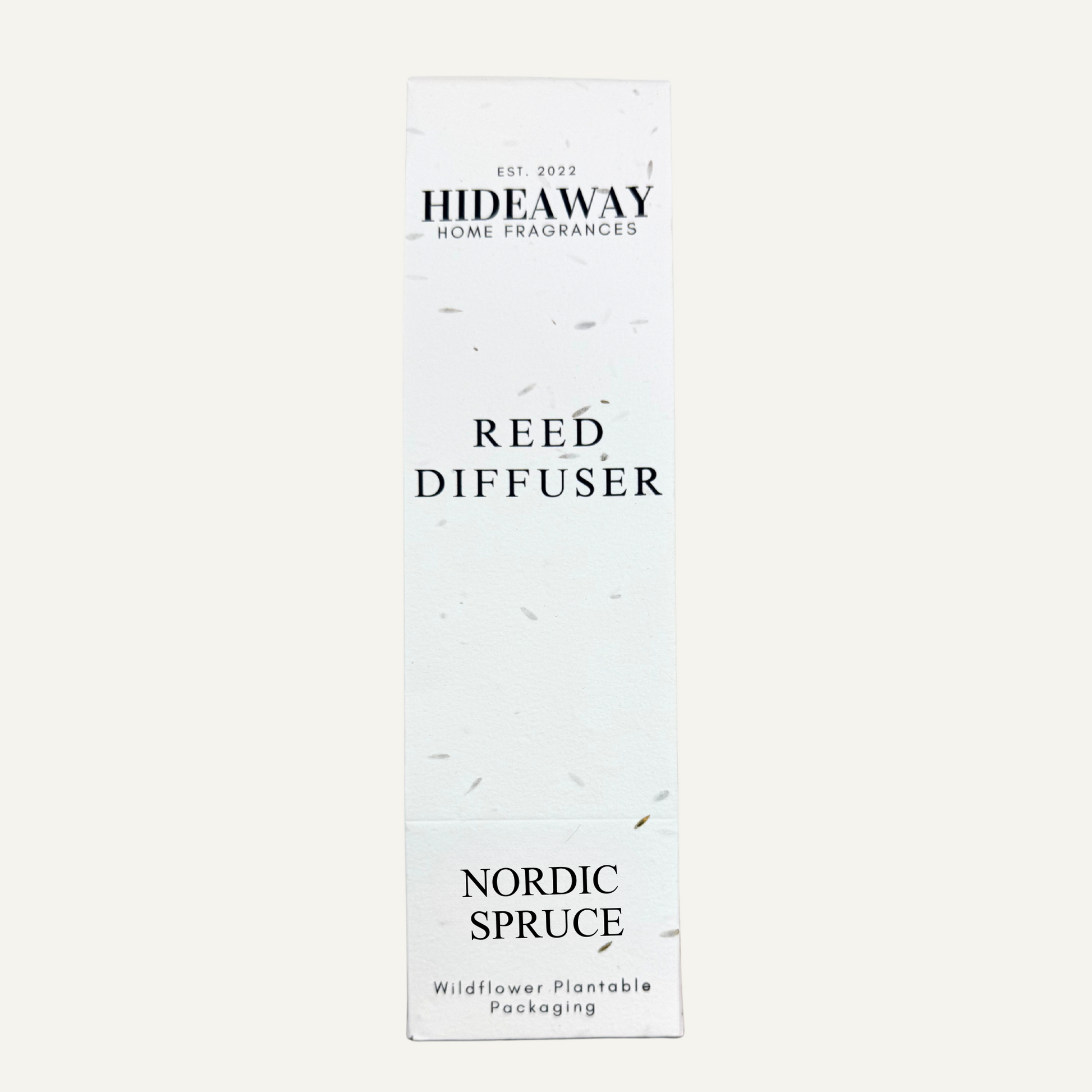 Christmas Nordic Spruce Reed Diffuser with Bergamot, Clove Leaf, and Cedar Notes – Hideaway Home Fragrances