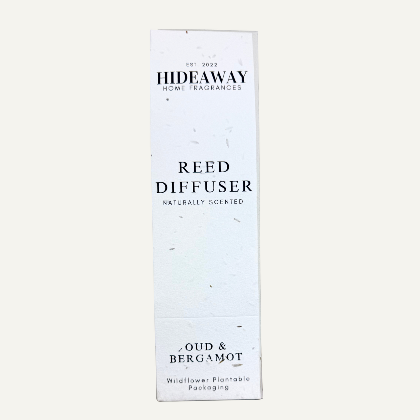 Eastern-inspired reed diffuser blending citrus, spice, and smoky oud aroma - Hideaway Home Fragrances
