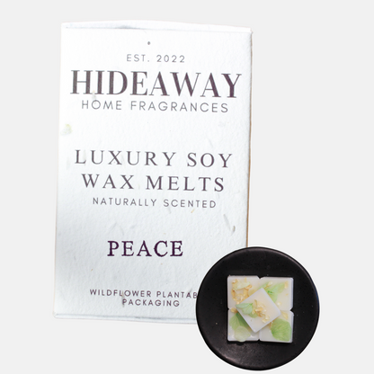 Natural wax melts for tranquility and soul revitalisation - Hideaway Home Fragrances