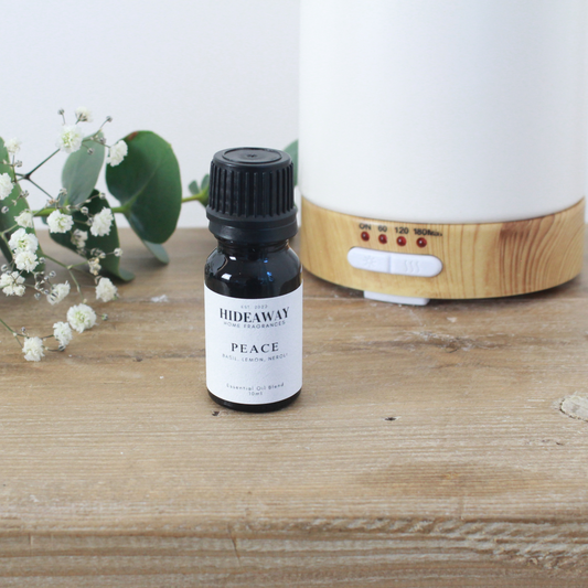 Peace Essential Oil Blend 10ml to calm your mind and energise your soul - Hideaway Home Fragrances