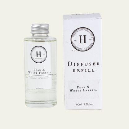 Pear & White Freesia Diffuser Refill - Hideaway Home Fragrances