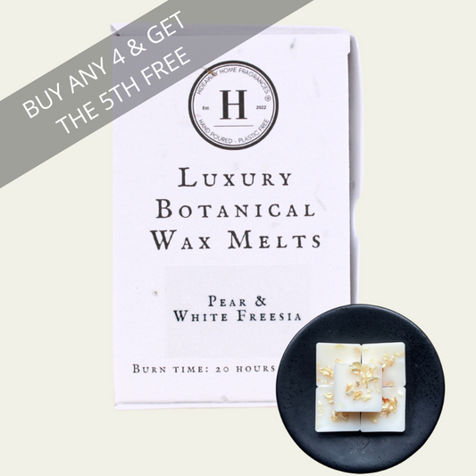 Pear & White Freesia Soy Wax Melts - Hideaway Home Fragrances