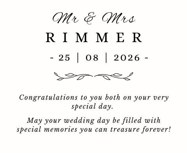 Elegant personalised wedding congratulations gift hamper for the happy couple with a luxury fragrance candle and room diffuser – Hideaway Home Fragrances