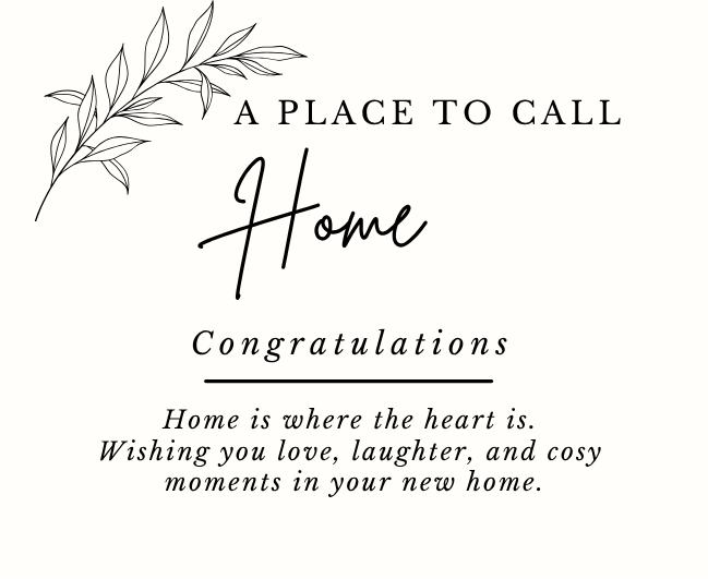 Luxury personalized moving day gift set with a sentimental place to call home text candle and reed diffuser, elegantly boxed by Hideaway Home Fragrances.