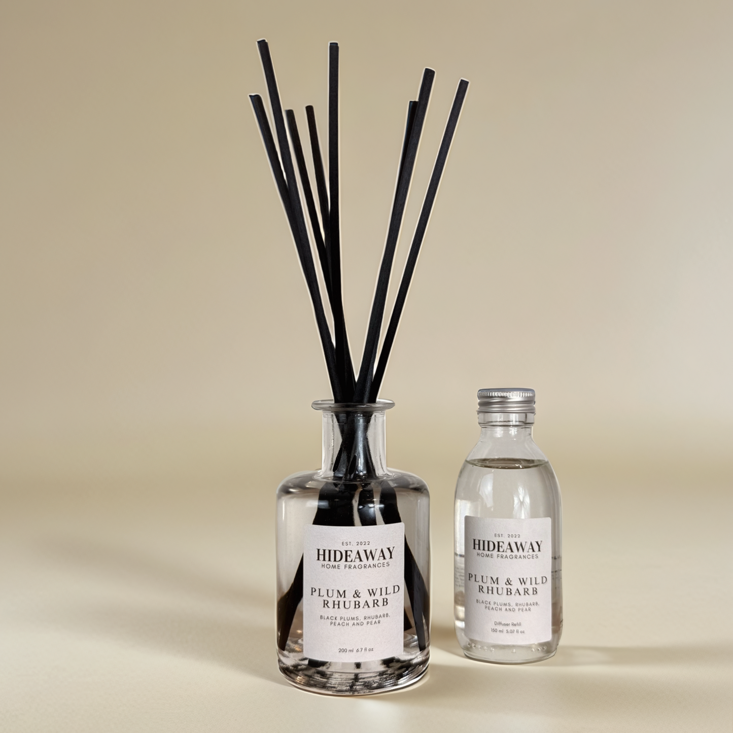 Fresh and vibrant reed diffuser with tart fruit and creamy undertones - Hideaway Home Fragrances