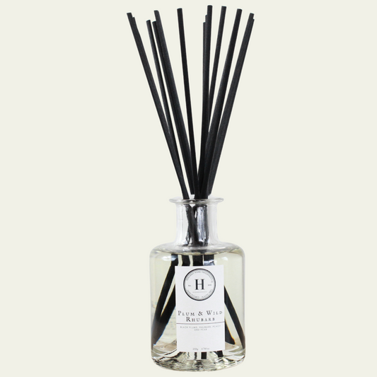 Plum & Wild Rhubarb Reed Diffuser - Hideaway Home Fragrances