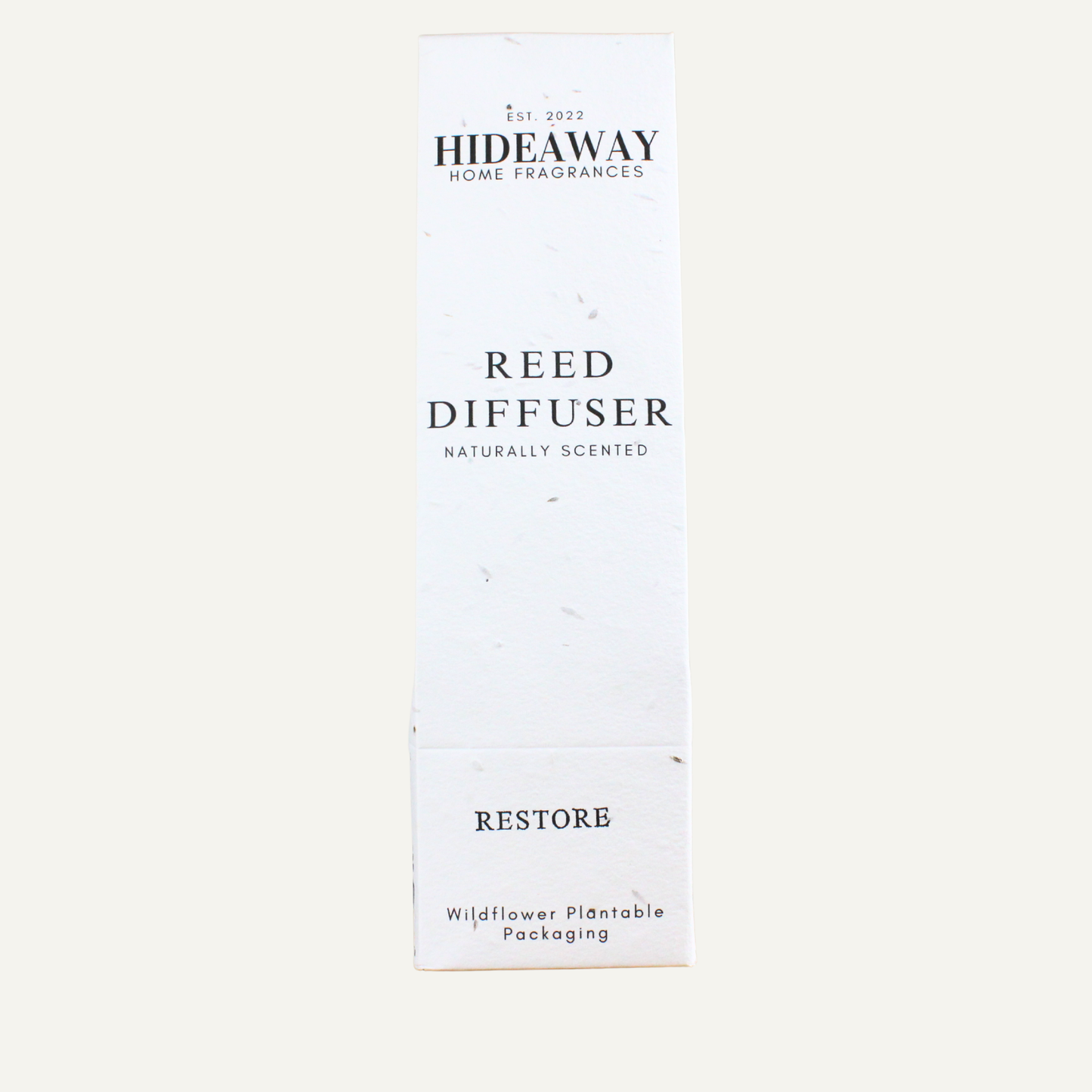Refined Restore Diffuser – Refreshing Energising Balanced Blend of Bergamot, Mint, and Rosemary | Hideaway Home Fragrances