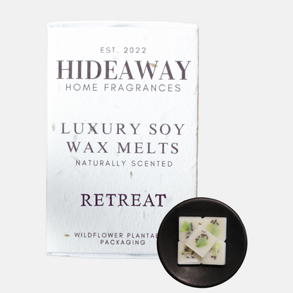 Natural wax melts for mental restoration and peace - Hideaway Home Fragrances