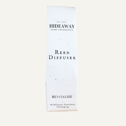 Refined Revitalise Diffuser – Citrusy Energising Uplifting Blend of Grapefruit, Lemon, Lime, and Bergamot | Hideaway Home Fragrances
