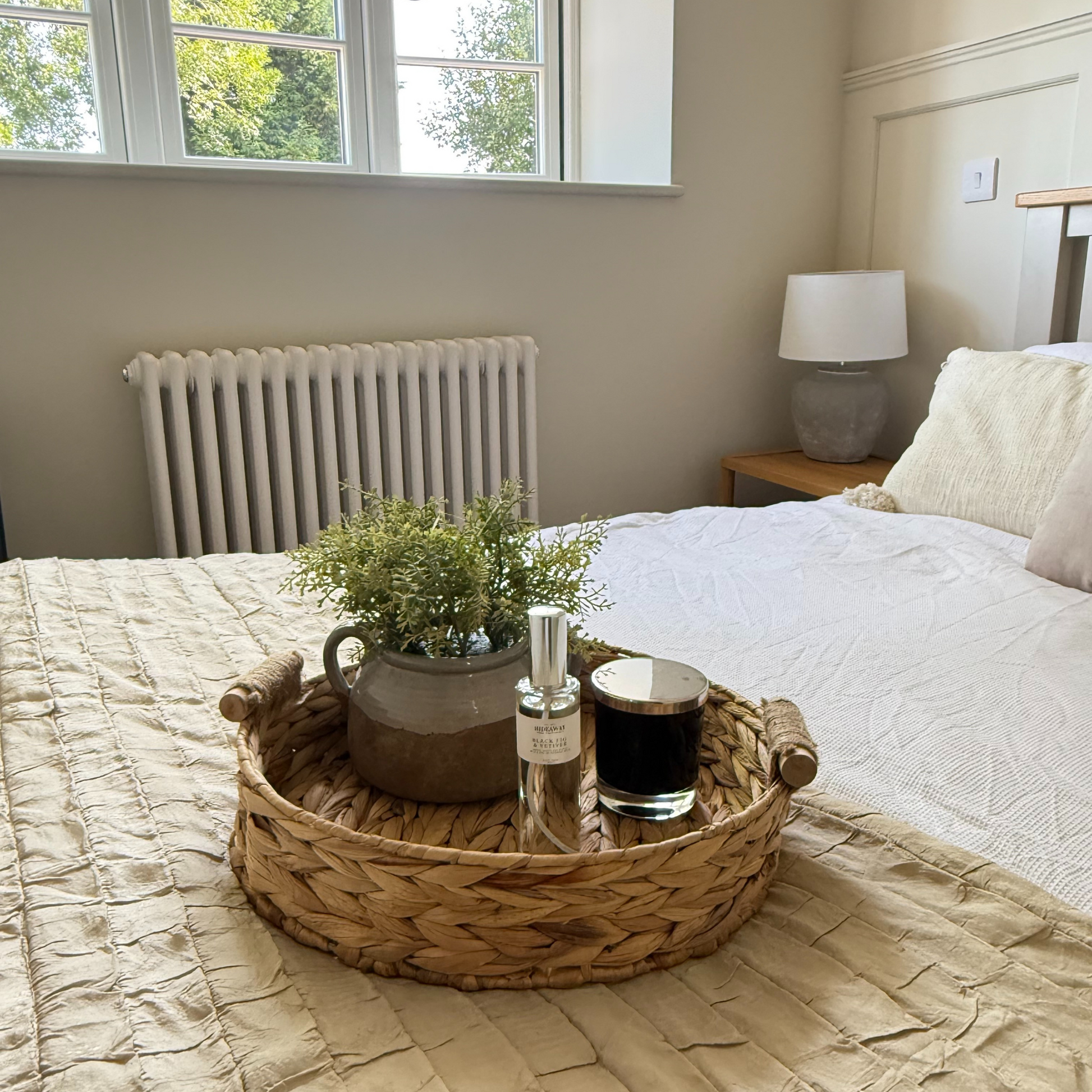 Luxury natural room spray with essential oils for home fragrance and wellbeing