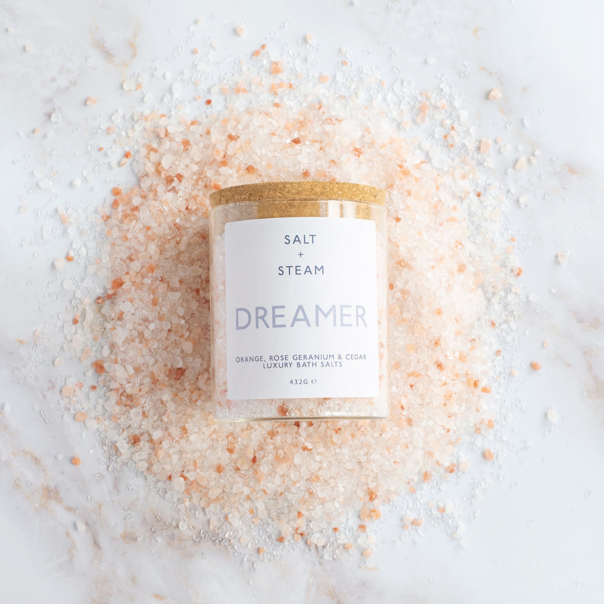 Luxurious bath salts blend for a soothing escape and fragrant indulgence - Hideaway Home Fragrances