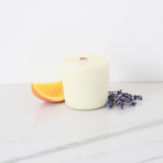 Serene Candle Refill to find calm, relaxation, and balance - Hideaway Home Fragrances