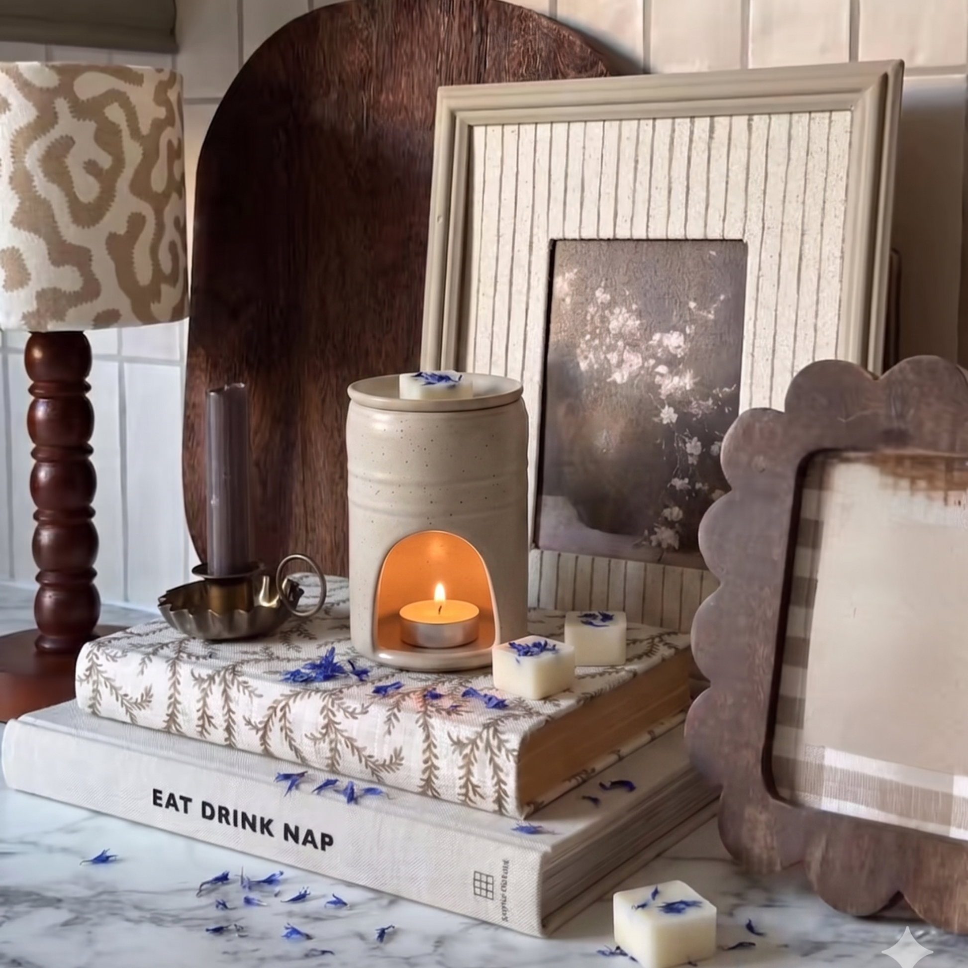 Seychelles botanical soy wax melts displayed in eco-friendly packaging - Hideaway Home Fragrances