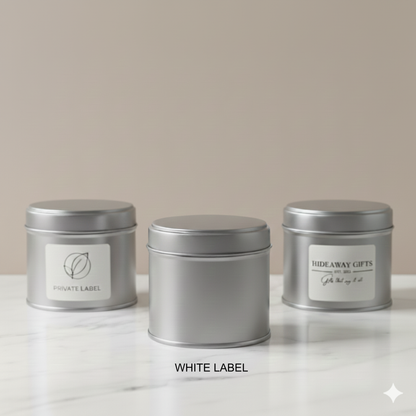 White Label Luxury Soy Tinned Candle