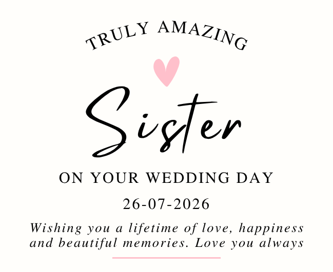 Elegant personalised bridal morning gift hamper for sister with a premium fragrance candle and room diffuser – Hideaway Home Fragrances
