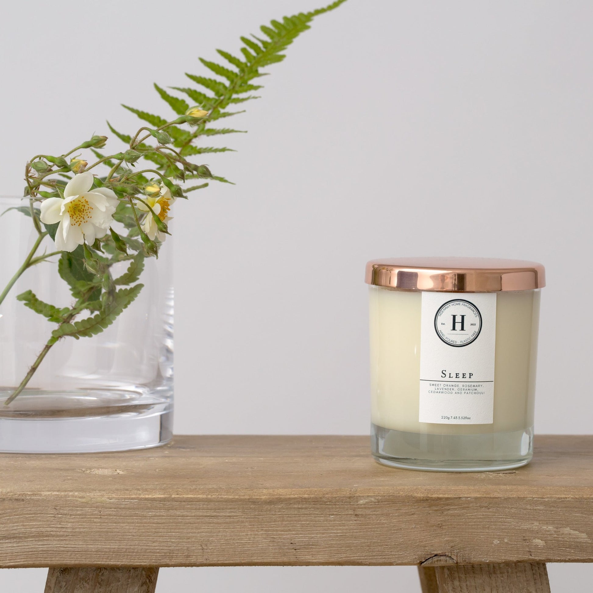 Candle & Diffuser Sustainable Gift Box - Rose Gold - Hideaway Home Fragrances