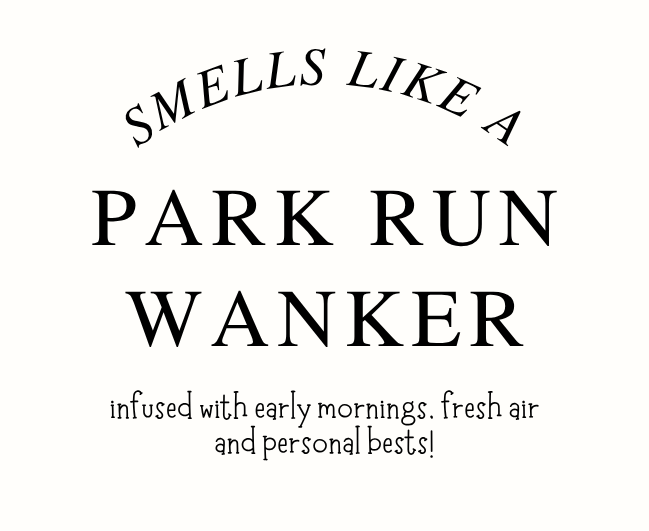 Close up of funny runner luxury reed diffuser fitness theme birthday gift - Hideaway Home Fragrances