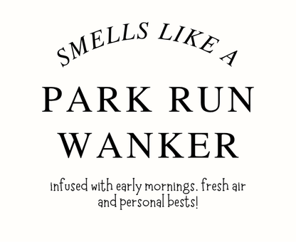 Close up of funny runner luxury reed diffuser fitness theme birthday gift - Hideaway Home Fragrances