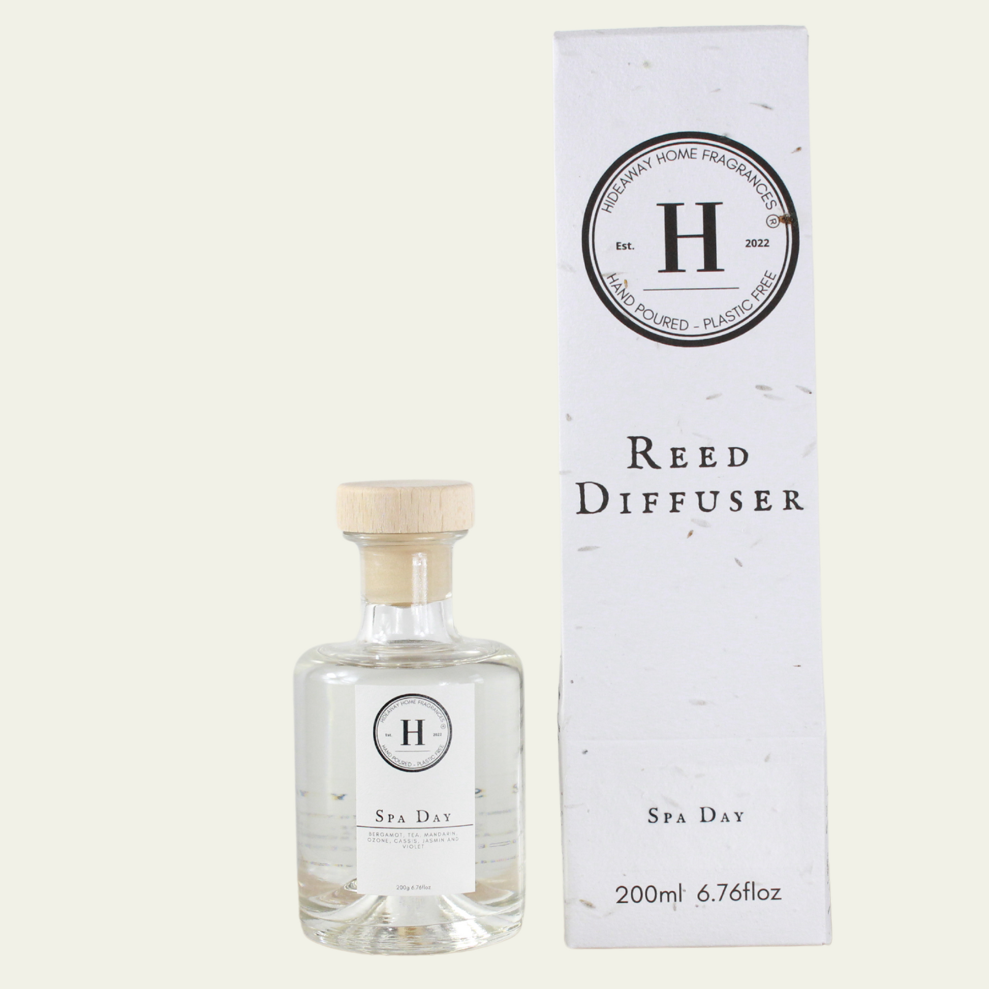 200ml Spa Day Reed Diffuser - Hideaway Home Fragrances