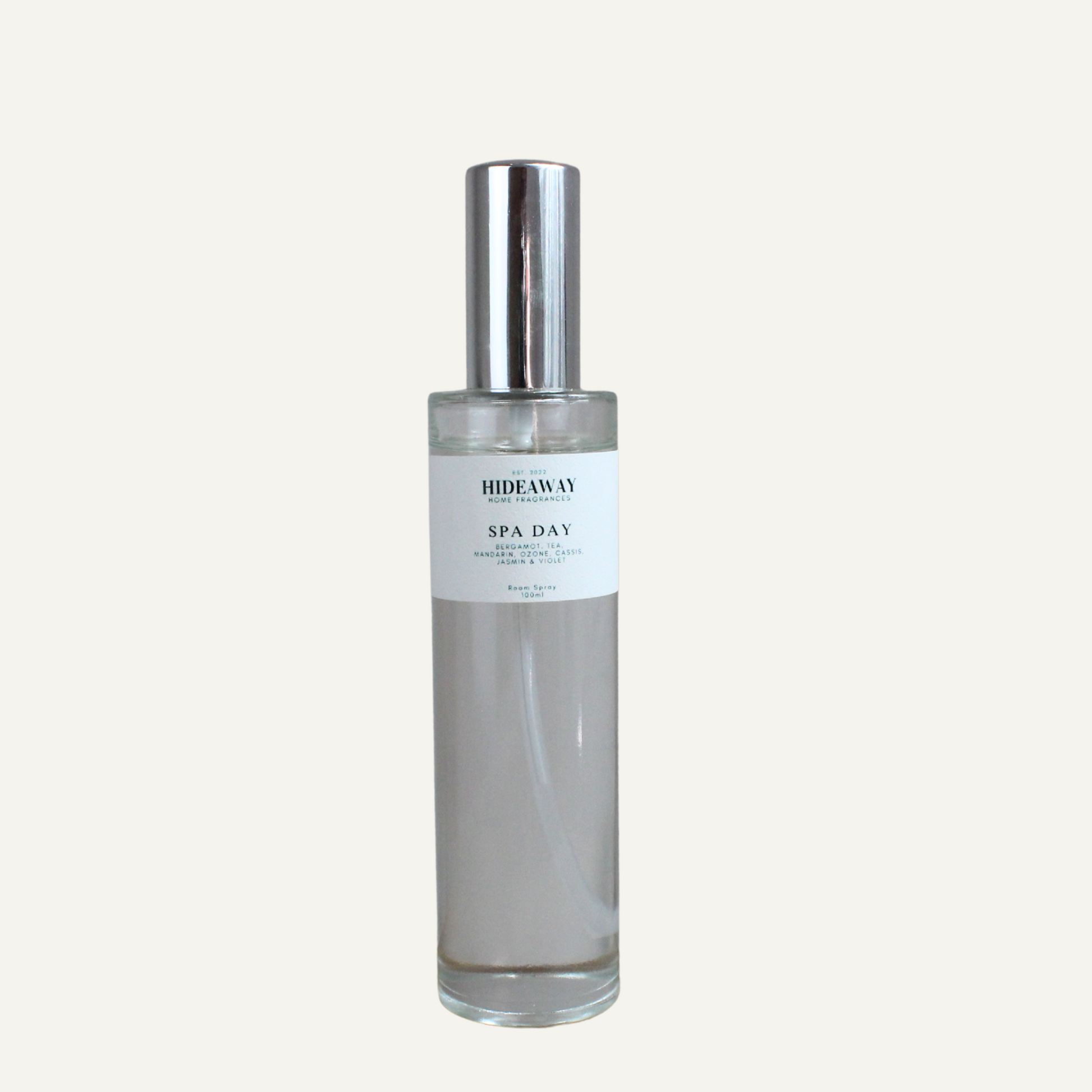Luxury room spray inspired by spa rituals and coastal freshness - Hideaway Home Fragrances
